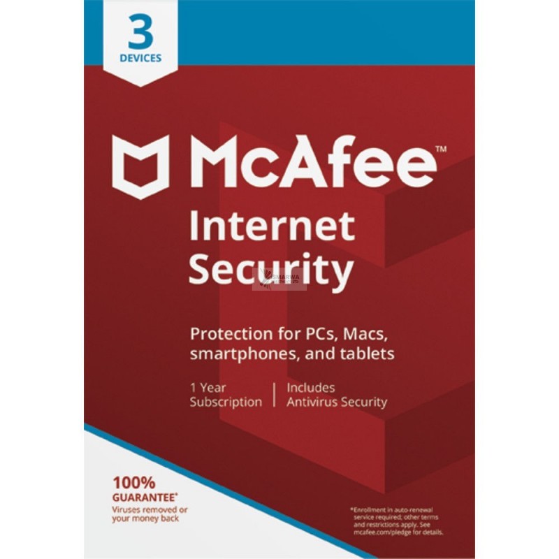McAfee Internet Security 3 device licenses