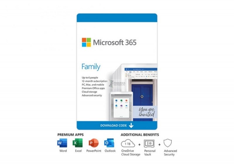 Microsoft 365 Family English 1 Year Subscription