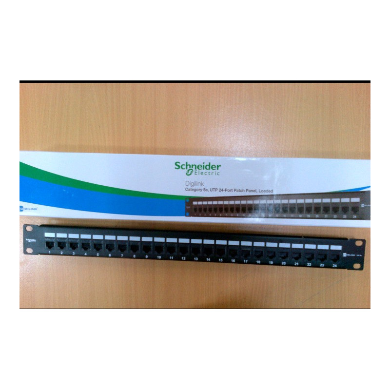 Schneider Electric - 24 Port CAT 6 Patch Panel (Digilink)